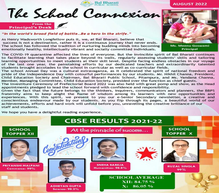 Publications - Bal Bharti Public School Pitampura